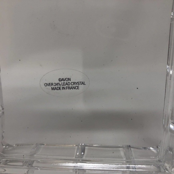 Lead Crystal Keepsake Trinket Jewelry Box Avon 1999 Perceive France NOS NEW NIB - Picture 6 of 11
